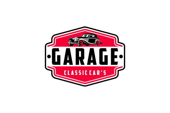Download Garage Classic Car's Vintage Logo Design - Classic Collection