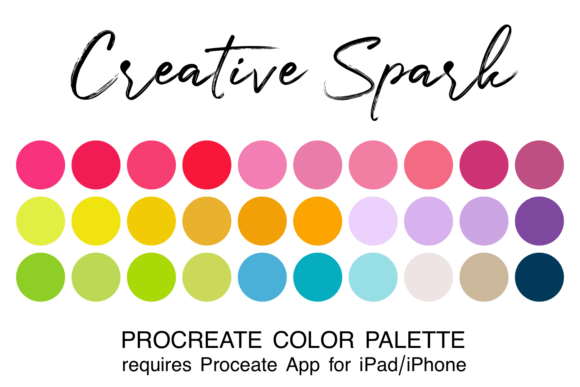 Download Creative Spark Procreate Color Palette - Spa Collection