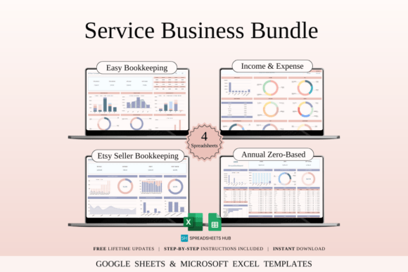 Download Service Business Bundle | 16 Templates - Templates Collection