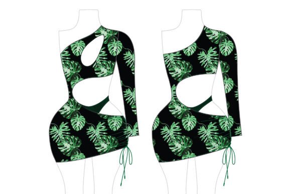 Download Romspattern™ Leaf Lush Dress - Spa Collection