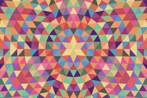 Download Triangle Mosaic Mandala Background - Background Collection