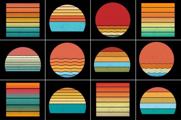 Download Sunset Vintage Retro Background - Background Collection