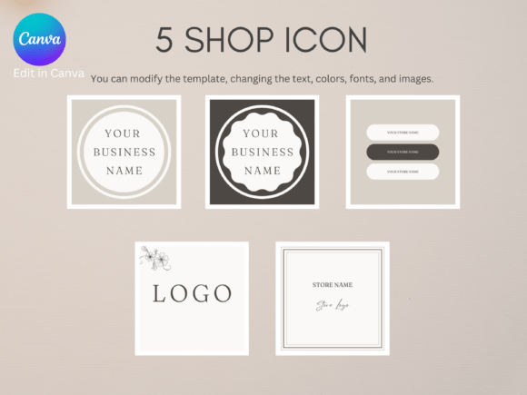 Download Minimalist Etsy Shop Icon Templates - Templates Collection